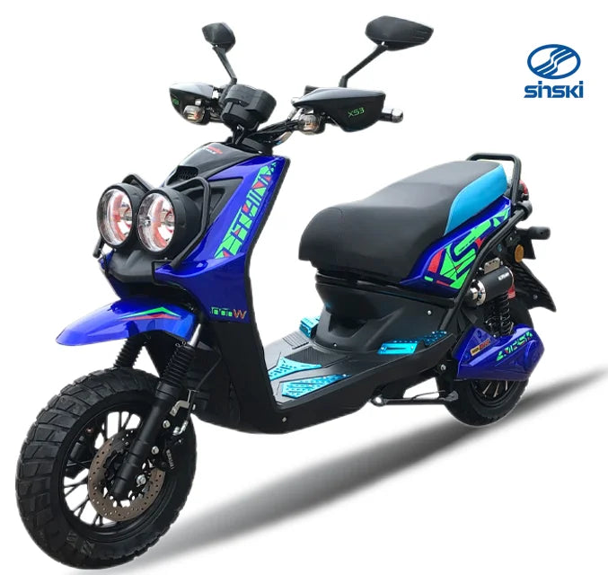 Moto électrique haute vitesse 3000W, 110 km/h, 150 km d'autonomie