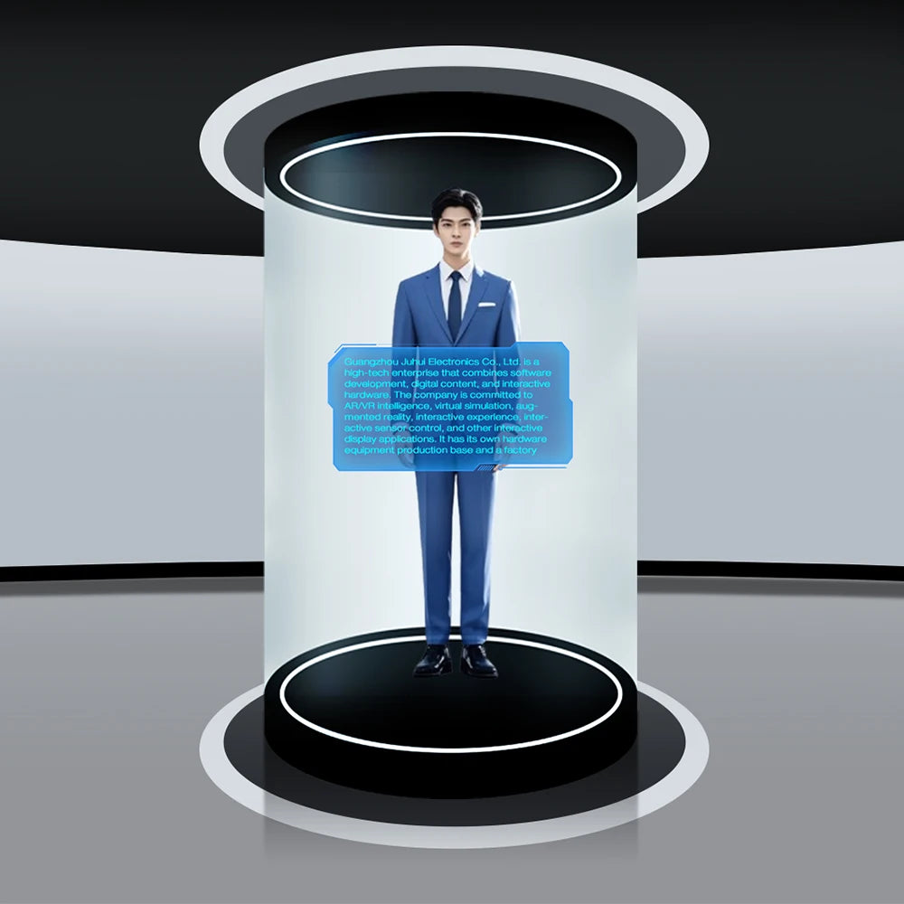 Écran holographique interactif 75 pouces Plug‑Play – Affichage 3D immersif