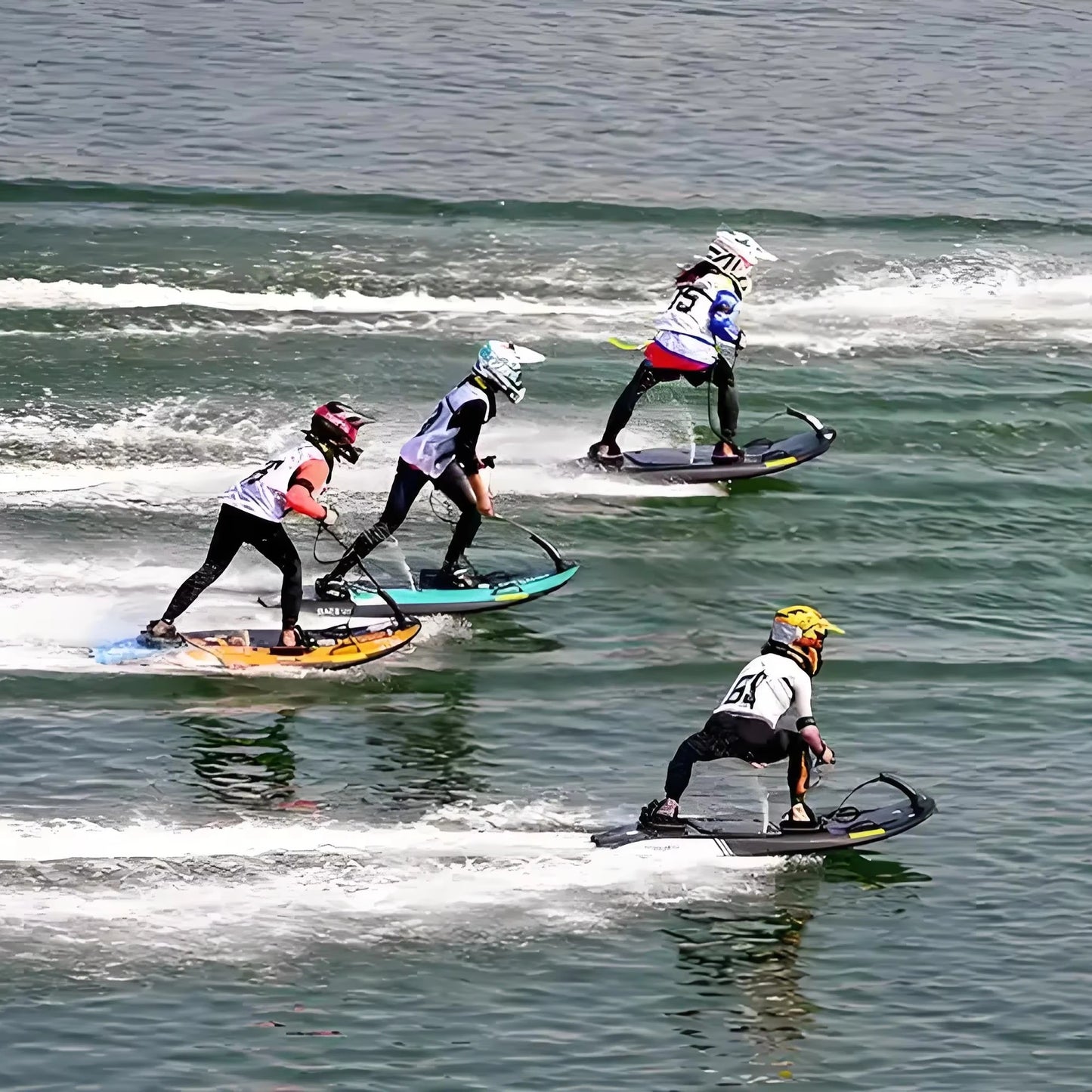Planche de surf électrique haute puissance en fibre carbone 183x60x26 cm