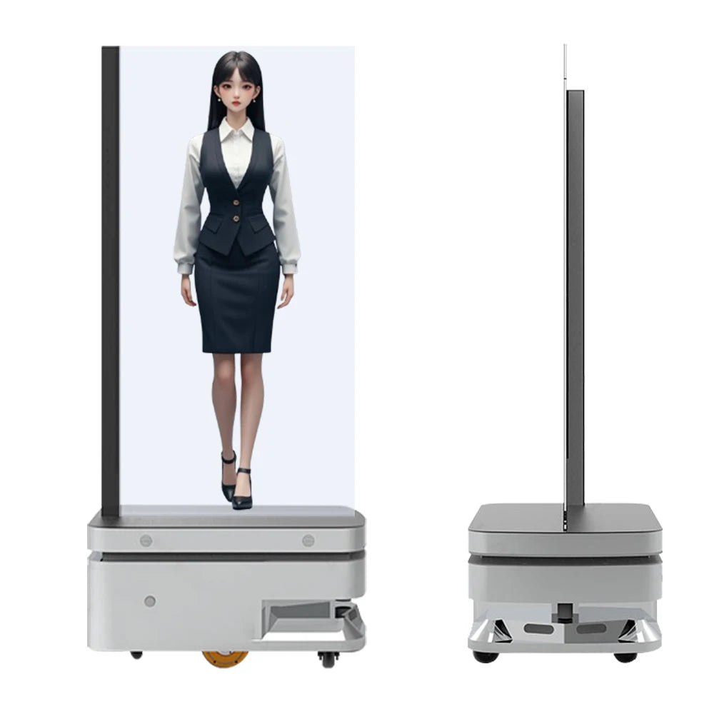 Terminal interactif indoor tout-en-un holographique 75 pouces HD avec IA