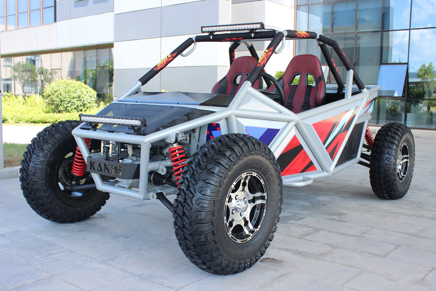 Buggy Électrique Tout-Terrain Super Puissant 21kW avec Suspensions Double A-Arm