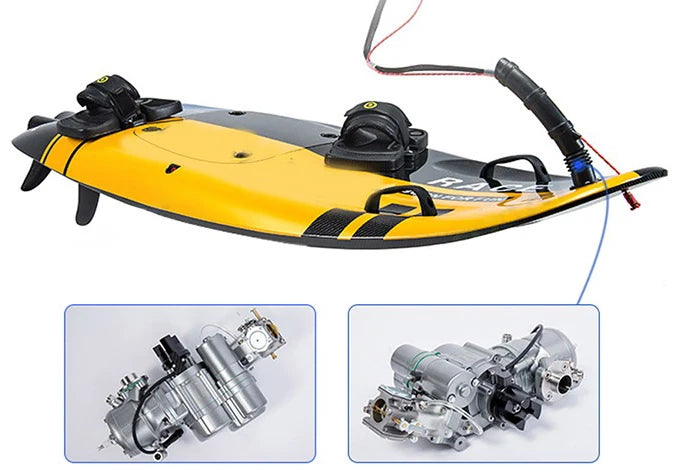 Planche de surf Jet électrique 110cc 50 km/h carbone