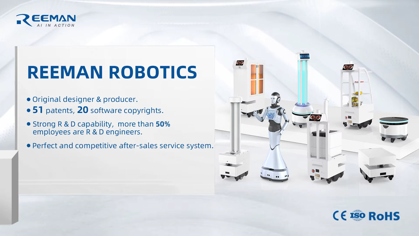 Robot de livraison de nourriture Hussar ultra-rapide, capacité 15 kg