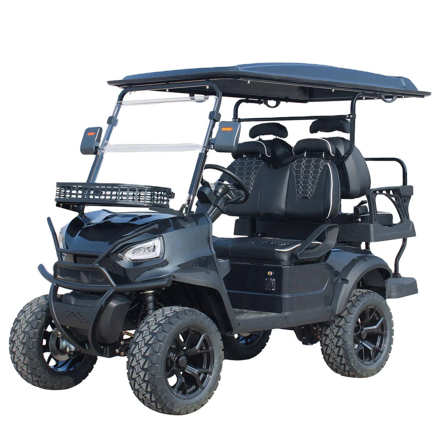 Buggy Golf Électrique 4 Places Tout‑Terrain 48V 4 kW
