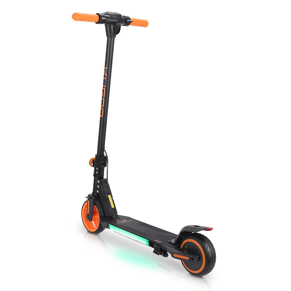 Trottinette Électrique KUGOO A2 Pliable avec Lumières RGB, Vitesse 14 km/h, Autonomie 8 km, Charge 21,6 V