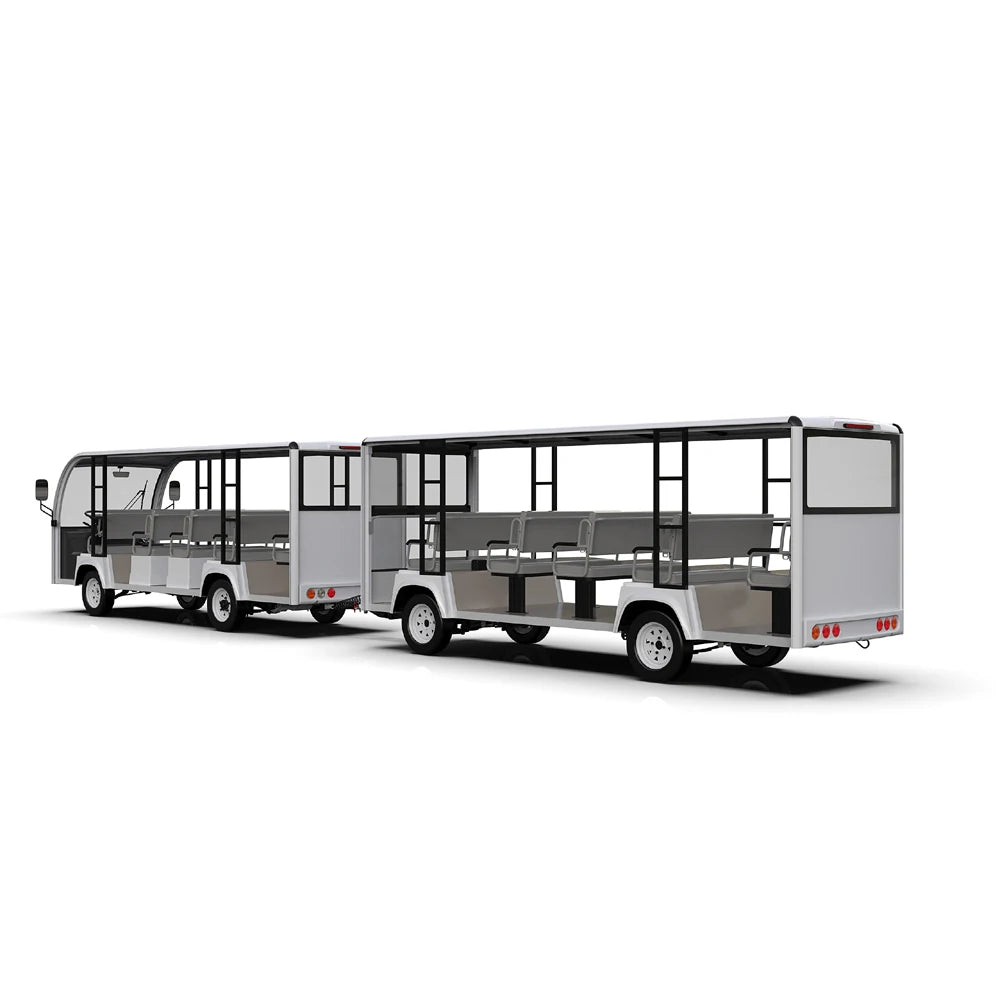 Tramway électrique 29 places PMSM 96V 15kW 300Ah