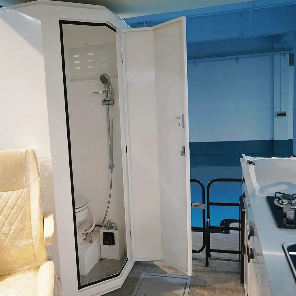 Bateau ponton électrique zéro émission 22 pieds – Luxe écologique