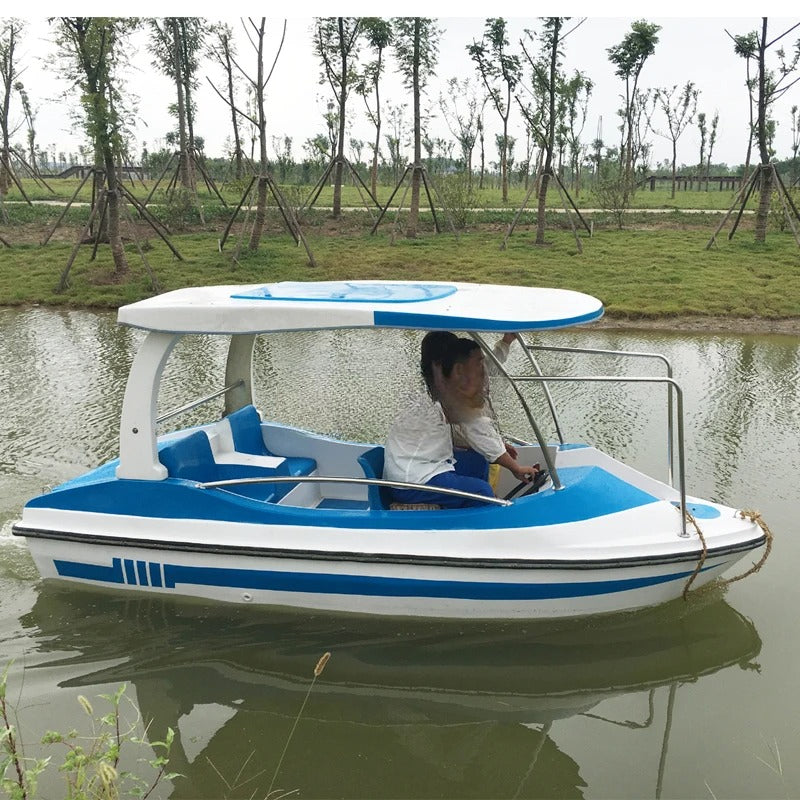 Luxury Electric Boat 4 Personnes 24V 500W Water Sports
