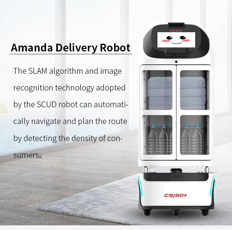 Robot Réception Intelligent Service Hôtelier Véhicules Automatisé
