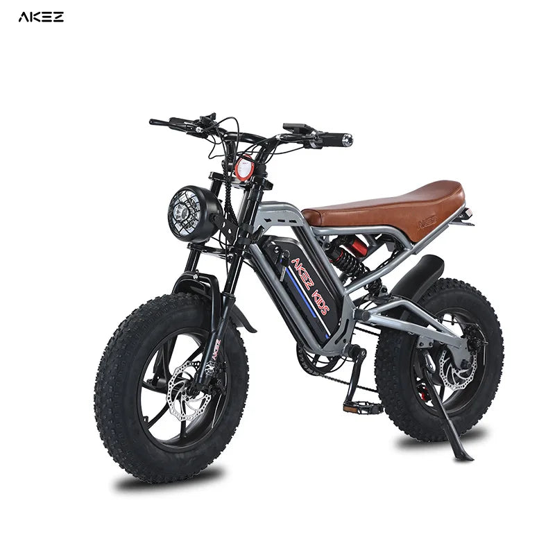 Vélo de Montagne Électrique Enfant 16" Rétro 350W