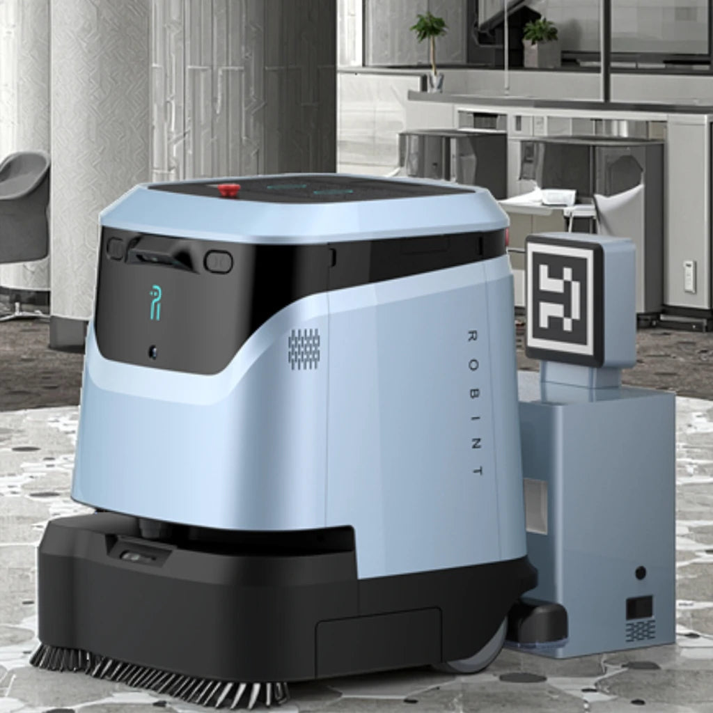 Robot Nettoyage Commercial Intelligent avec Aspiration 15000Pa et Autonettoyage