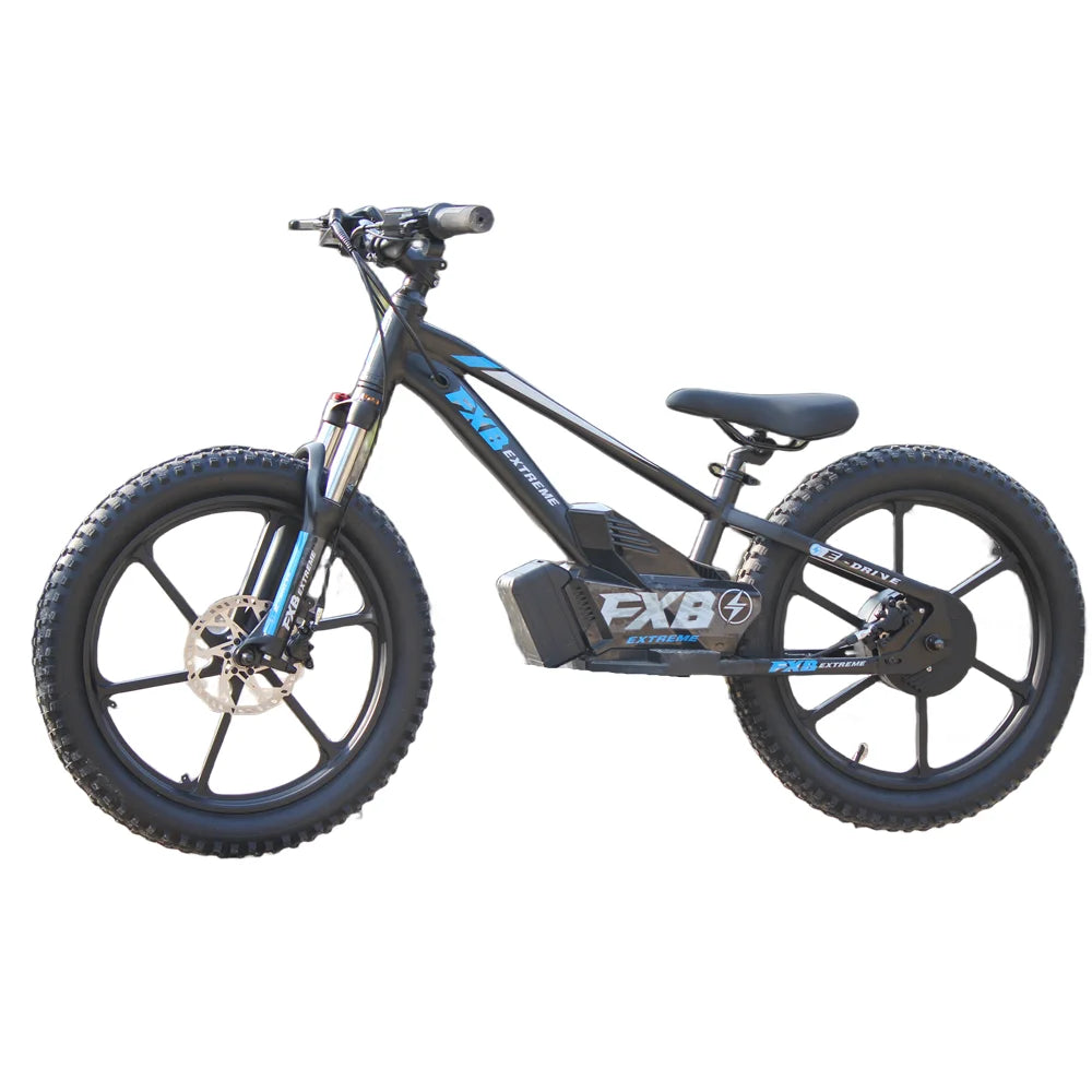 Vélo électrique enfant 20 pouces FXB 600W motorisé suspension hydraulique