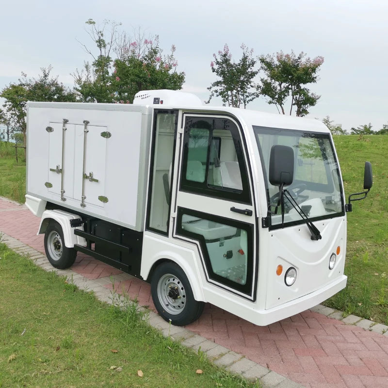 Camion électrique réfrigéré 4L, capacité unique, vitesse 28 km/h