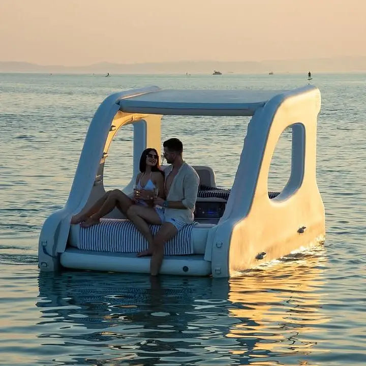 Yacht gonflable de luxe électrique solaire 2-8 personnes