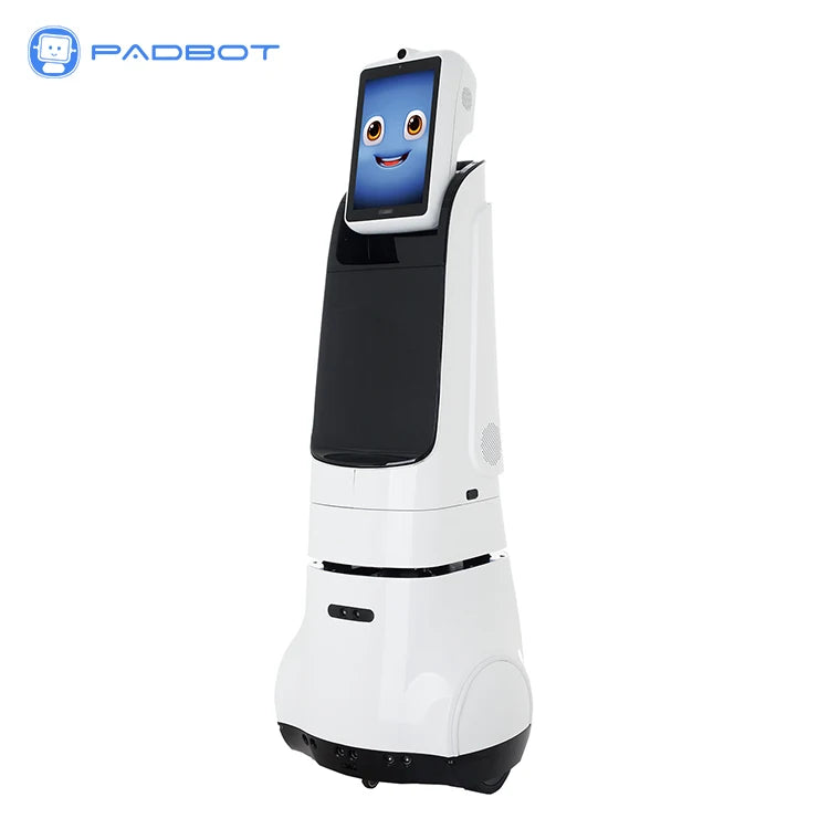 Robot d'accueil PadBot X1 – Reconnaissance faciale guidée navigation LDS SLAM