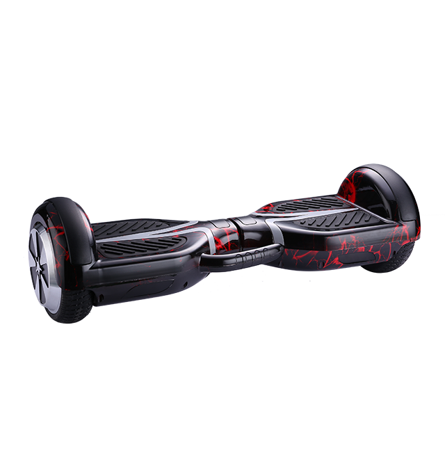 Colorful e-hoverboad 350w motor max speed 10km/h distance between 8/10 km