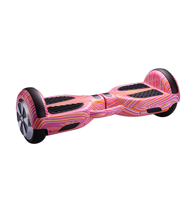 Colorful e-hoverboad 350w motor max speed 10km/h distance between 8/10 km