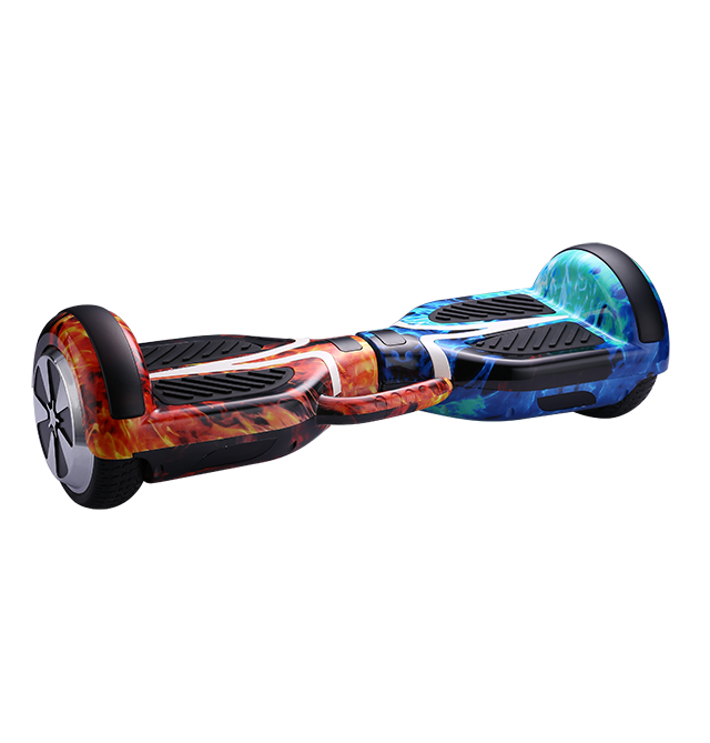 Colorful e-hoverboad 350w motor max speed 10km/h distance between 8/10 km
