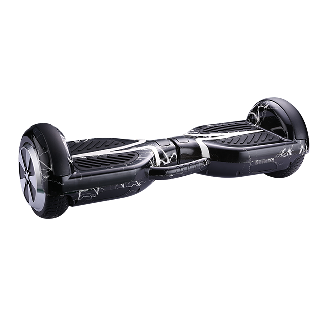 Colorful e-hoverboad 350w motor max speed 10km/h distance between 8/10 km