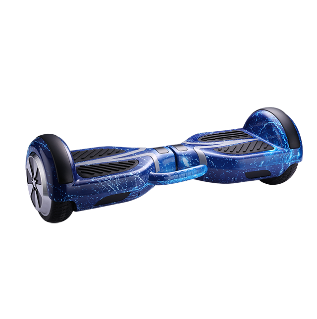 Colorful e-hoverboad 350w motor max speed 10km/h distance between 8/10 km