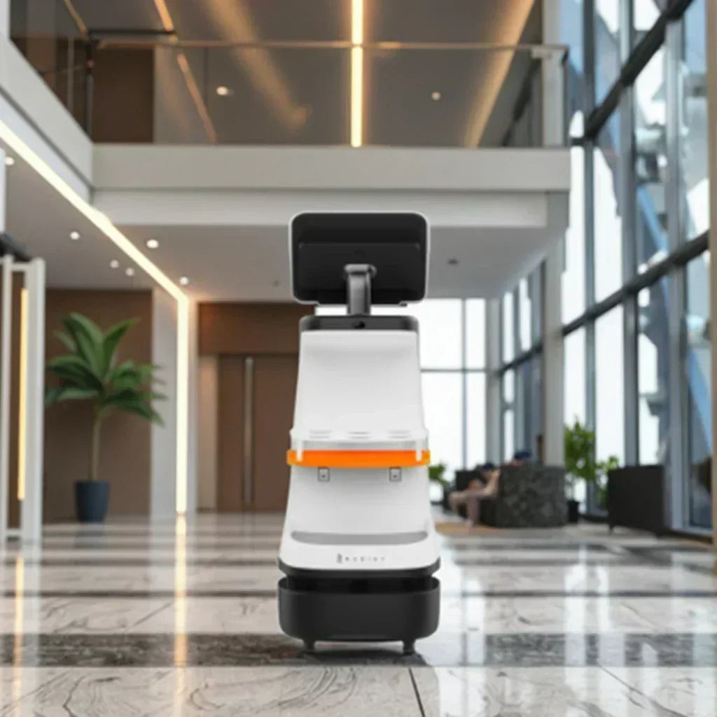 Robot d'Accueil IA pour Entreprise et Hôtel : Prix, Fonctionnalités et Financement (Guide 2026)