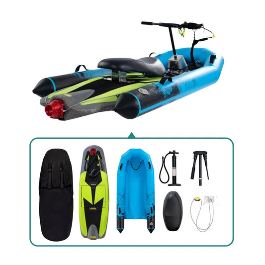 Planche de surf électrique carbone 2025 haute puissance avec flotteur