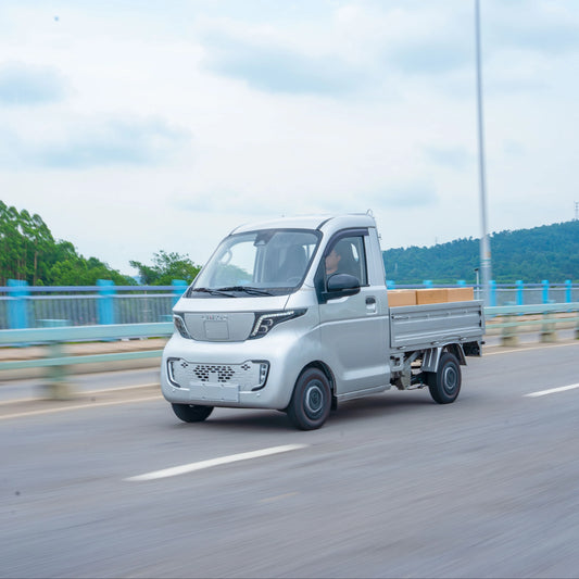 Camion léger électrique mini 210km autonomie 15kW capacité 410kg