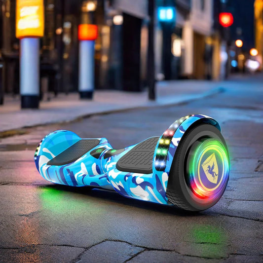 Hoverboard 350W Ultra‑Rapide 6.5‑10 pouces, Contrôle App, 36V