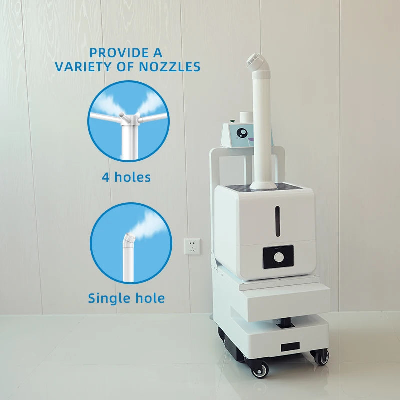 Robot désinfectant autonome à pulvérisation multi‑points 16 L efficace industriel