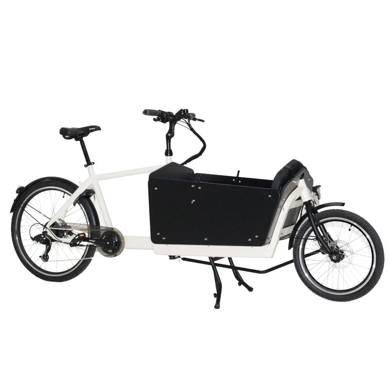 Vélo Cargo Électrique Long John 250W Batterie Lithium 36V 14Ah