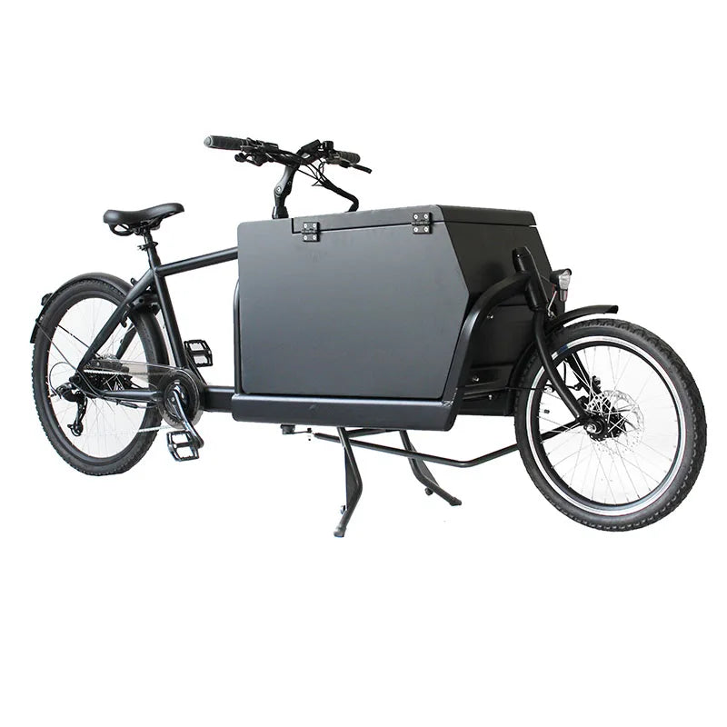 Vélo Cargo Électrique Long John 250W Batterie Lithium 36V 14Ah