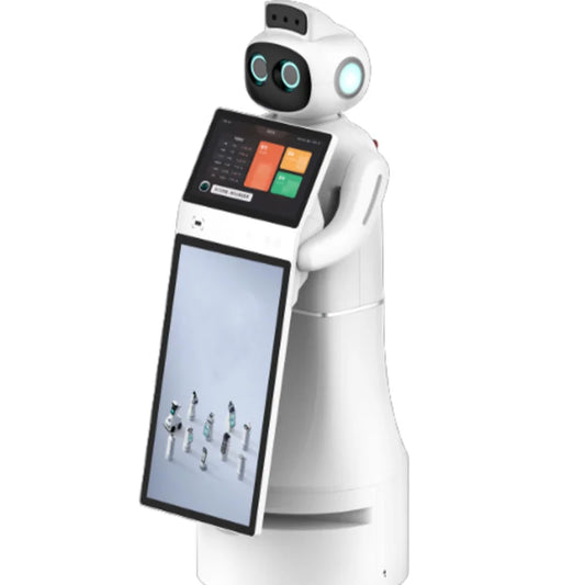 Robot humanoïde intelligent service d'accueil haute technologie 52x49x132 cm