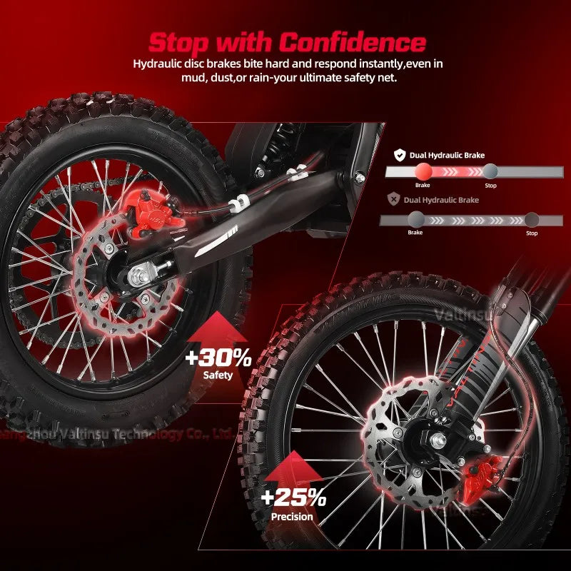 Vélo Électrique Adultes 4000W 50km/h 60V 27AH