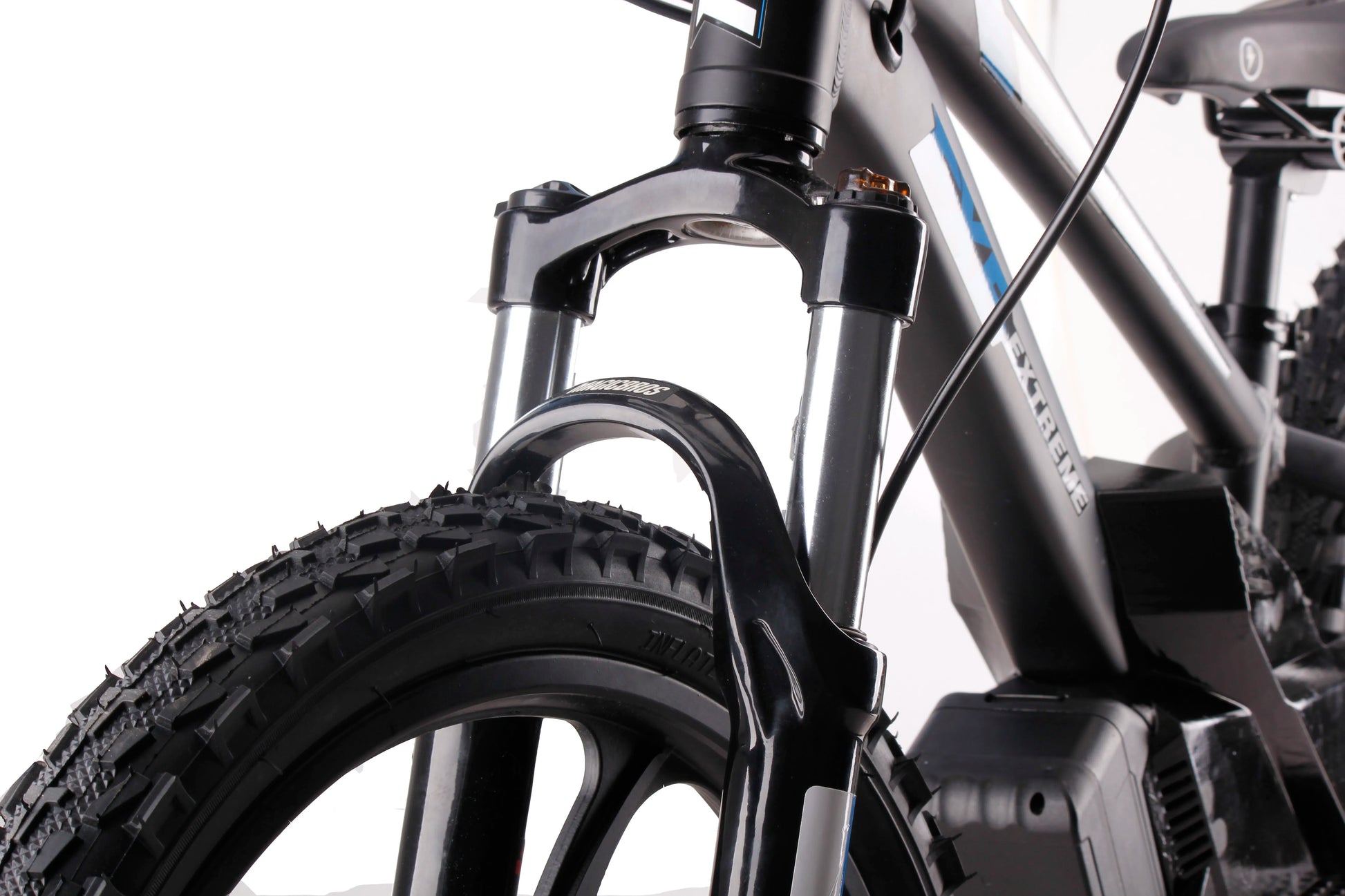 Vélo électrique enfant 20 pouces FXB 600W motorisé suspension hydraulique