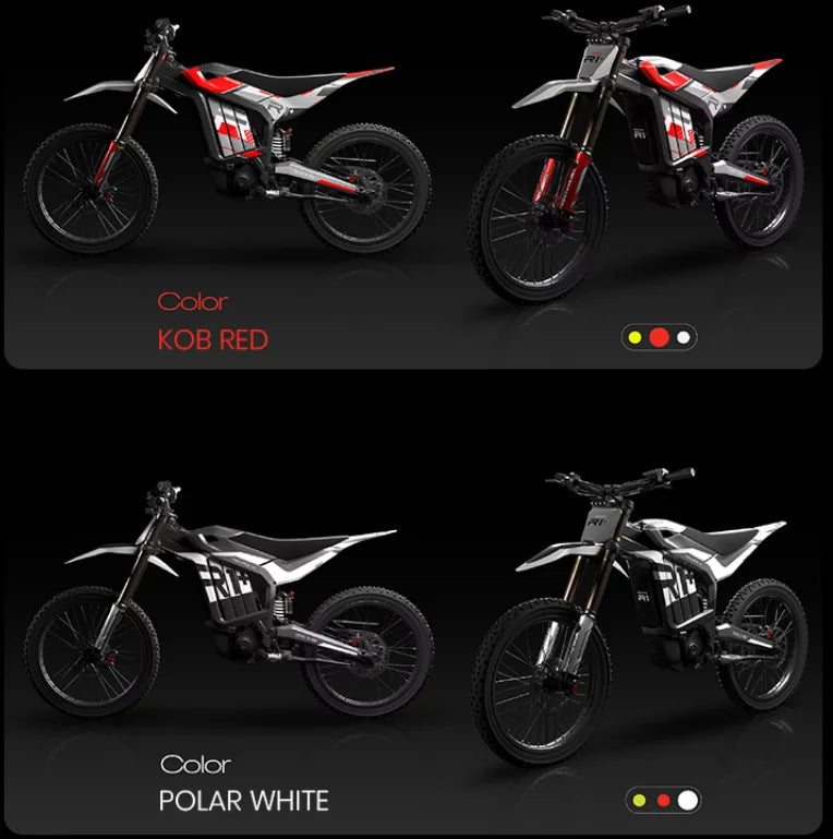 All‑Terrain Electric Dirt Bike 72V 40Ah 17 kW 95 km/h