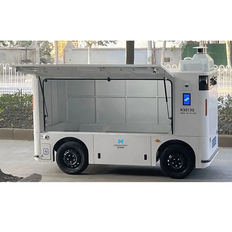 Robovan Véhicule Livraison Autonome 800kg, 45km/h, Batterie LiFePO4