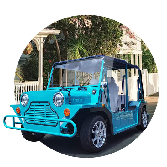Mini Moke Électrique 4 places Étanche Aluminium - Certificat EEC