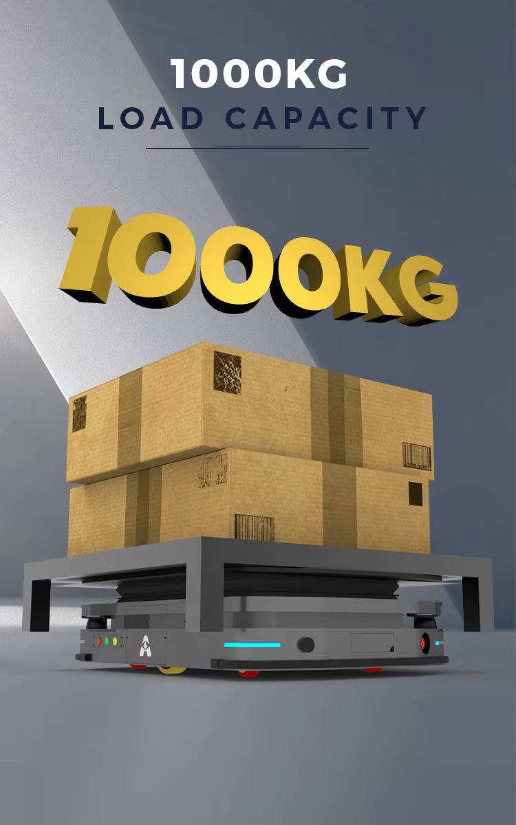 Robot Mobile Autonome Industriel 1000kg Laser SLAM Navigation