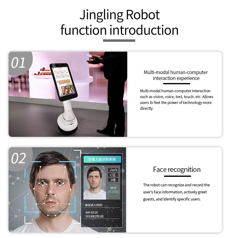 Robot IA de Sécurité et Accueil Professionnel Jupiter