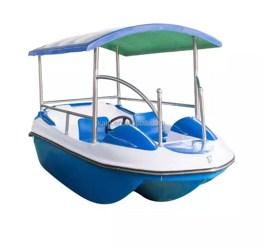 Bateau solaire électrique 6 places en fibre de verre