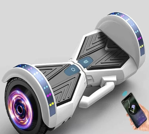 Hoverboard électrique 8 pouces, LED, 700W, vitesse 20 km/h