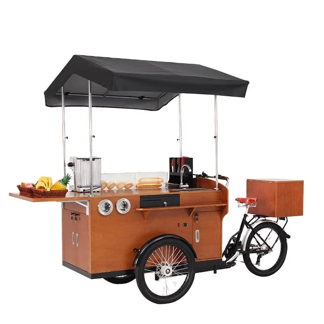 Tricycle Café Électrique 3 Roues 500W Batterie Lithium 36V 10Ah