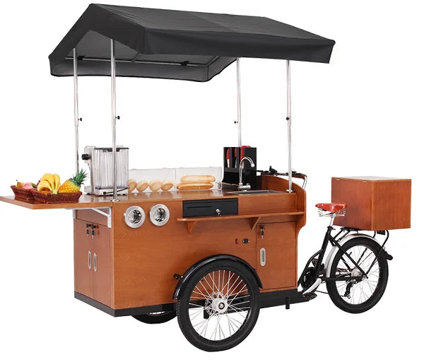 Tricycle Café Électrique 3 Roues 500W Batterie Lithium 36V 10Ah