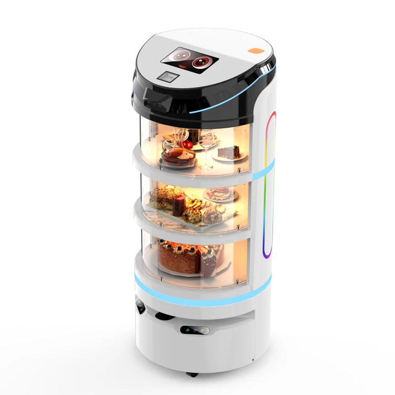 Robot livreur autonome REEMAN R1D1, grande capacité, sans contact