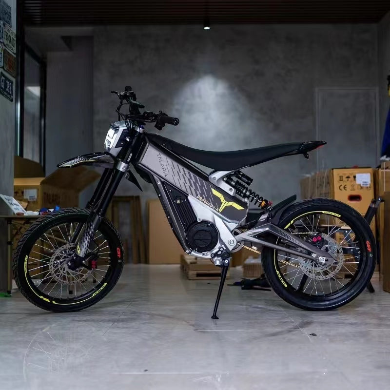 Moto Électrique Tout‑Terrain 5000W 19 Pouces Vitesse 75 km/h Capacité 40 Ah