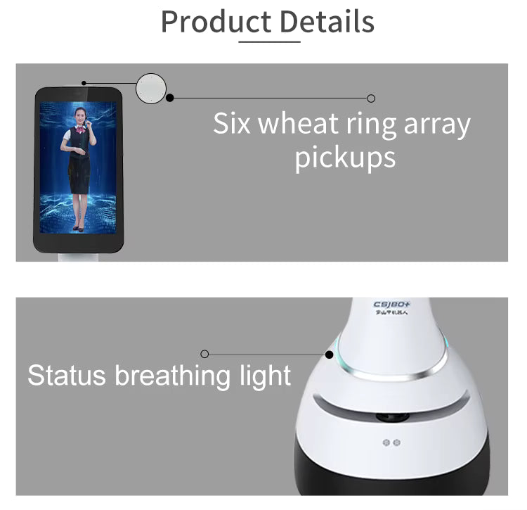 Robot IA de Sécurité et Accueil Professionnel Jupiter