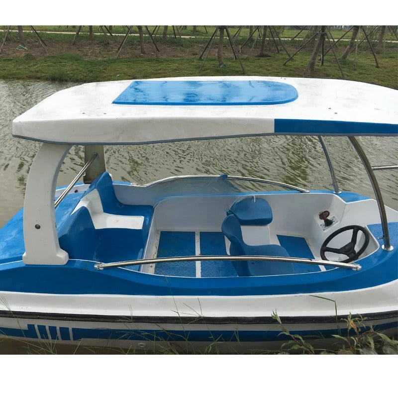 Luxury Electric Boat 4 Personnes 24V 500W Water Sports