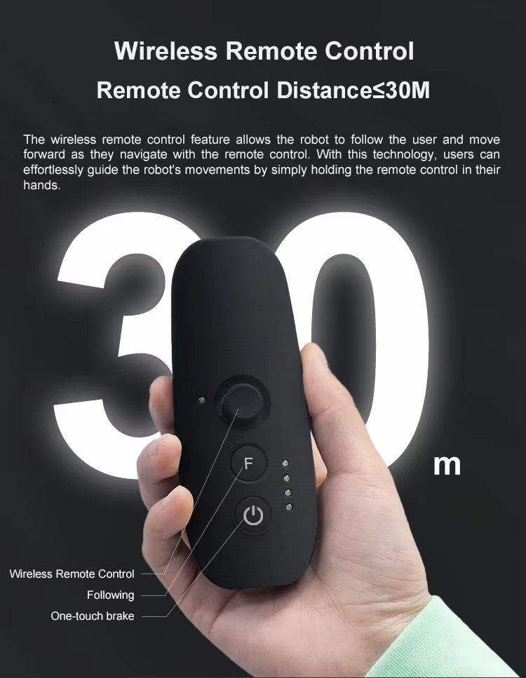 Chariot Électrique FOLO‑100 100 kg, Robot de Livraison Automatisé