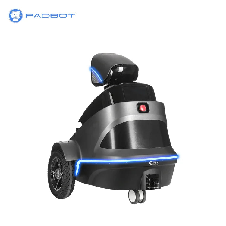 Robot de Sécurité Autonome PadBot S2 avec Reconnaissance Faciale