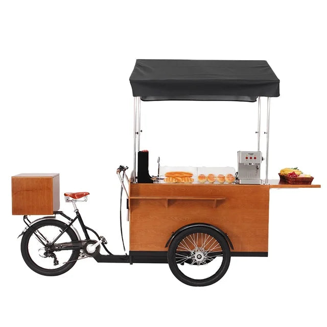 Tricycle Café Électrique 3 Roues 500W Batterie Lithium 36V 10Ah